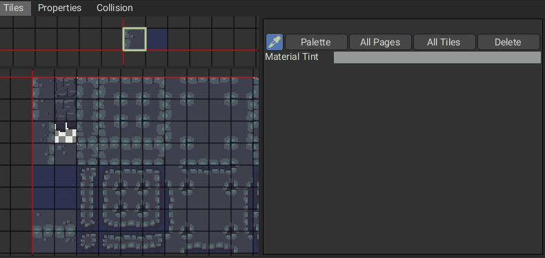 Creating a tile property to represent the pattern