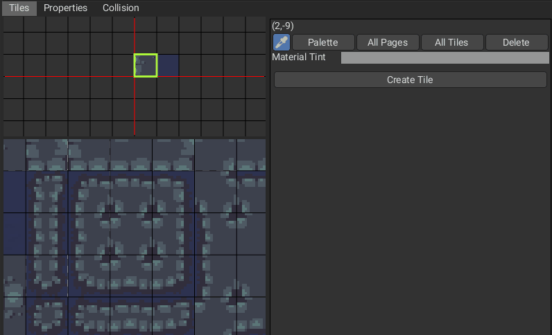 Drawing the patterns for each tile