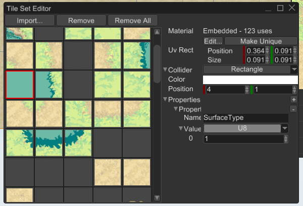 tile map properties